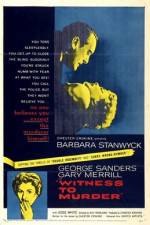 Watch Witness to Murder Moviesjoy